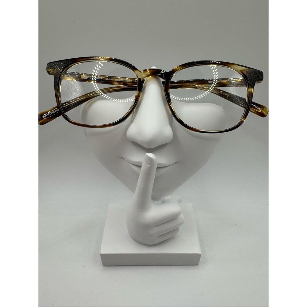 eyebobs Boardroom eyeglass frames brown pattern new without case